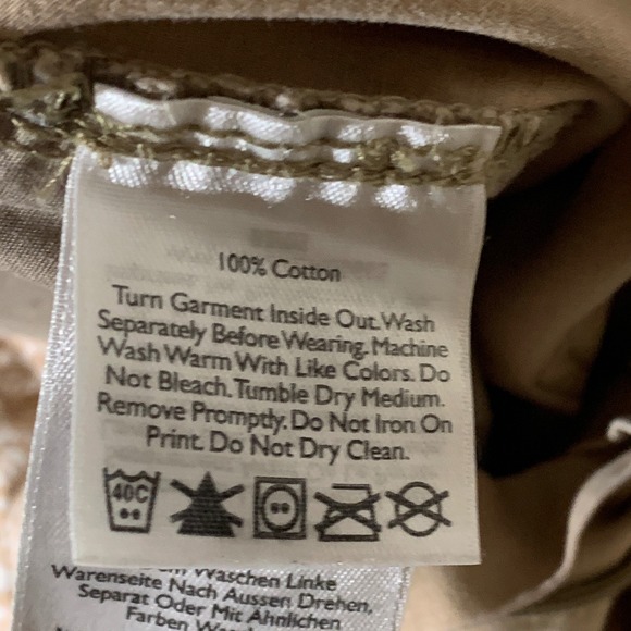 Eddie Bauer Women's Shorts Size 2 Set of 3 Cotton Blend Casual Khaki Coral Green - Picture 5 of 10